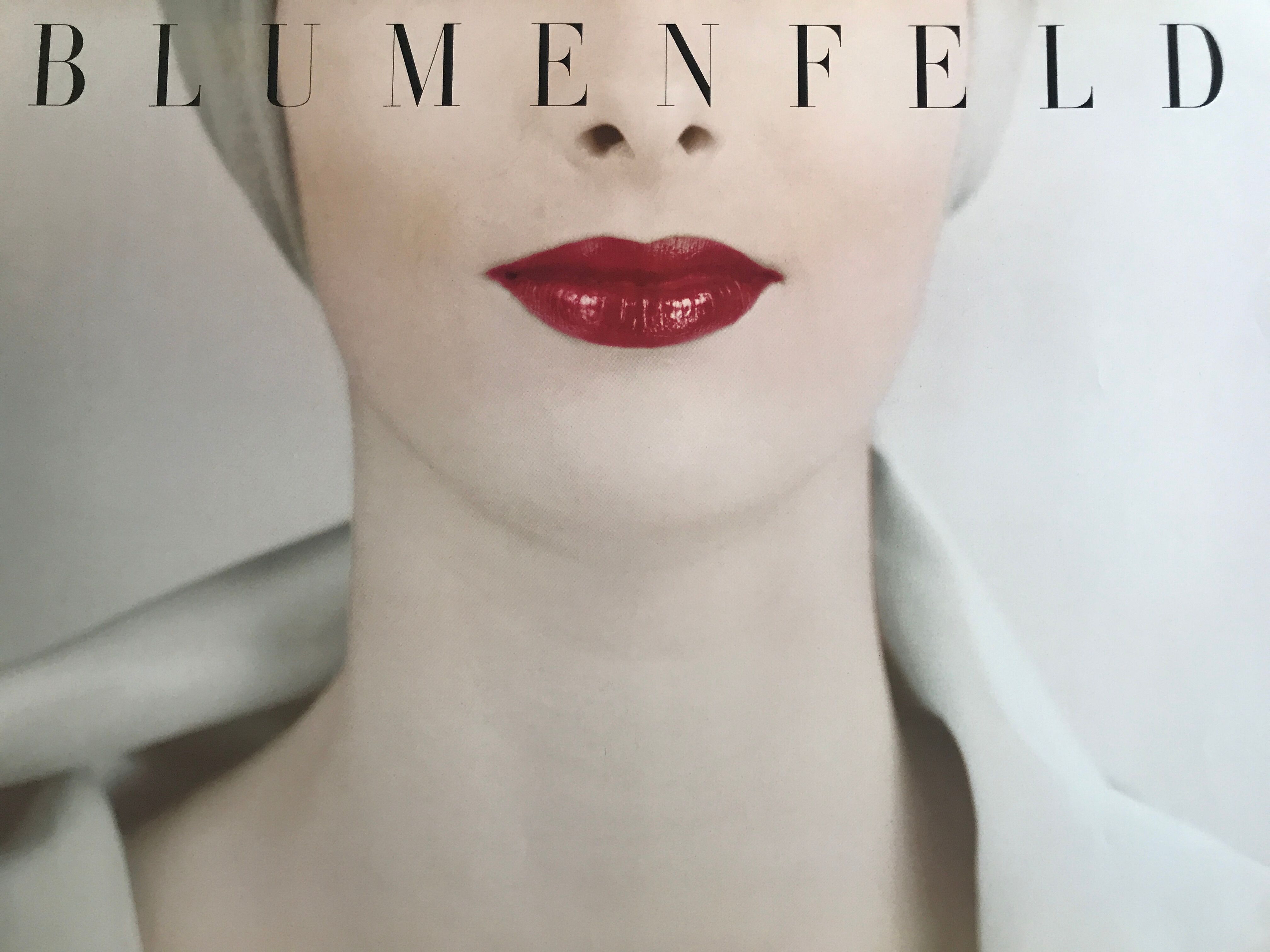 Erwin BLUMENFELD, Le décolleté, circa 1980. Vintage color poster