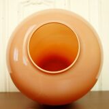 Iridescent blown glass vase