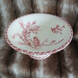 Antique compote dish in Gien ironstone.