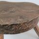 Tripod stool solid wood folk art 60s