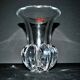 Vase design moderniste en cristal de Vannes Le Châtel