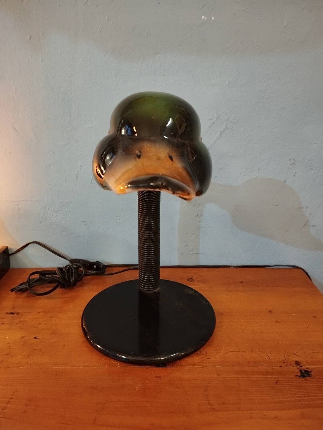 Ceramic duck lamp