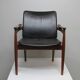 Finn Juhl model 192 in Teak, leather for France & Daverkosen