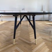 Gio Ponti Table D.859.1 Reissue 2023 Molteni in black ash wood