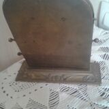 Old brass calendar office accessory