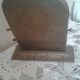 Accessoire de bureau calendrier ancien en laiton