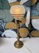Lampe laiton opaline