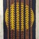 Tapis kilim en laine vintage design Maria Janowska (Zachód) coucher de soleil
