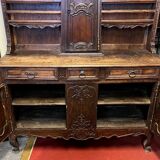 Louis XV period clock dresser in solid wood circa 1750