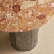 Table basse en marbre et acier