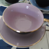 Set of 5 cups and saucers