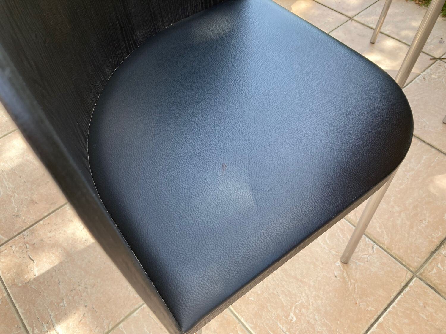 Black set fusion for ikea 1 table with 4 chairs