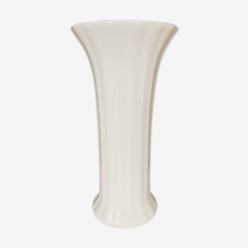 Vase royal Boch faïence blanche