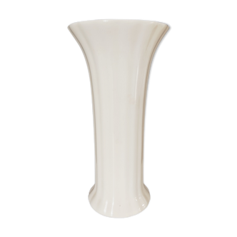 Royal vase Boch white earthenware