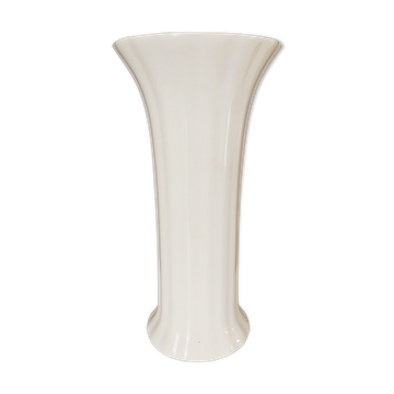 Royal vase Boch white earthenware
