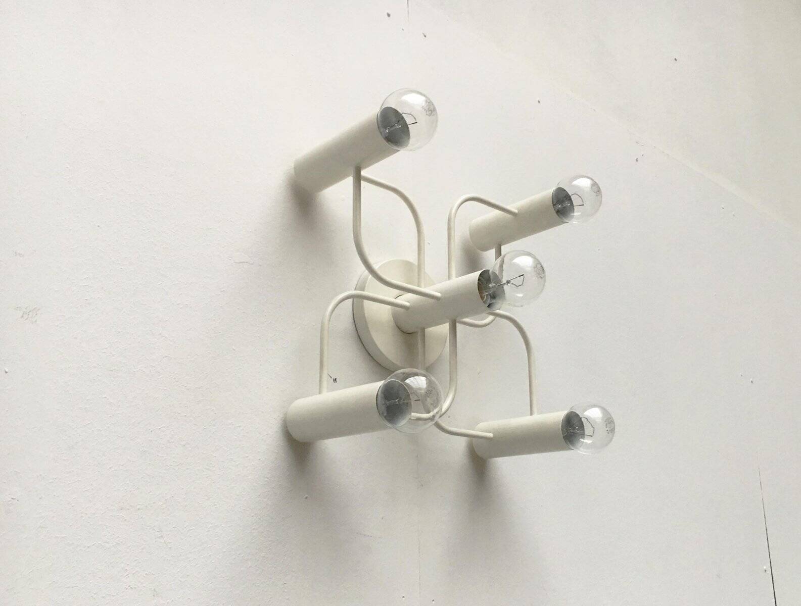 German vintage Space Age ceiling lamp by Gaetano Sciolari for Leola