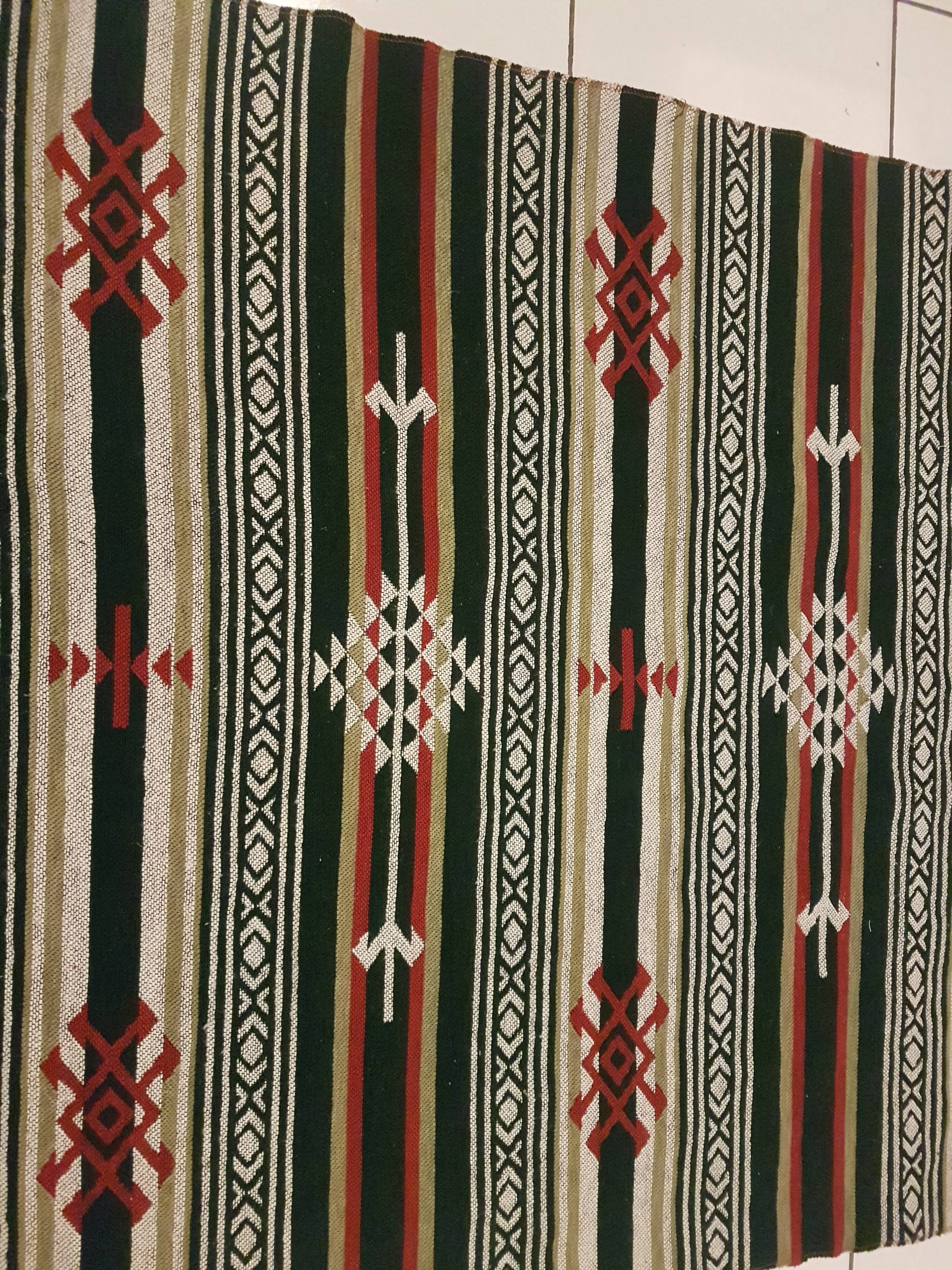 Aztec kilim carpet 99x183cm