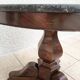 Empire side table in mahogany