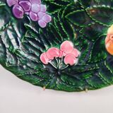 Large dish in barbotine from Salins-les-Bains. 1950s