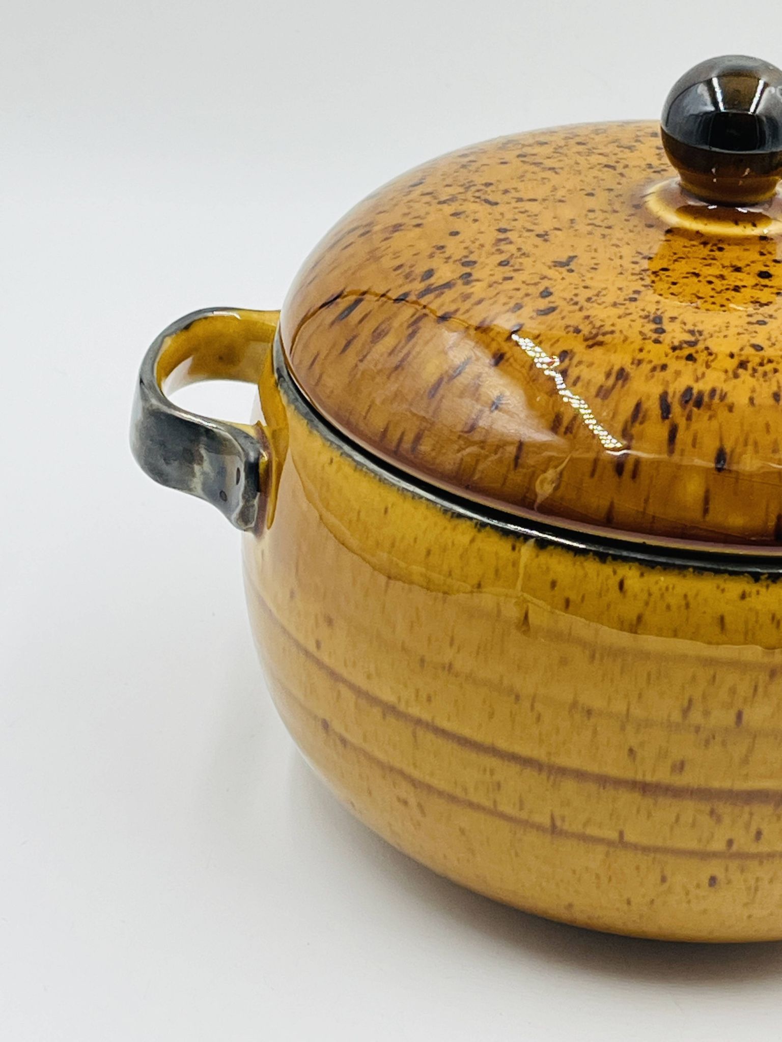 Boch La Louvière soup tureen, Palma decoration, vintage ceramic.