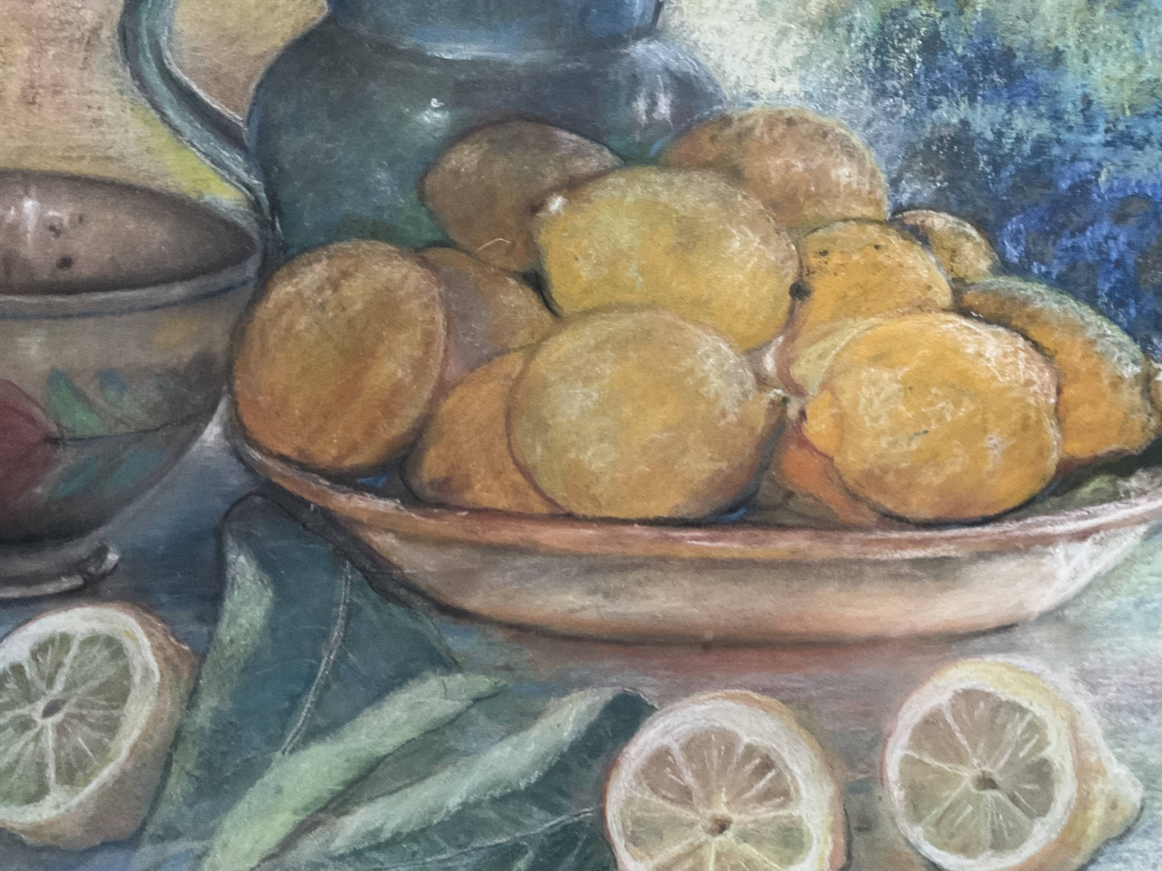 Still Life Painting with Lemons