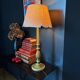 Lampe "Cottage" en bois sculpté, 1970