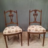 Pair of finely carved chairs