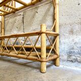 Wall-mounted coat rack with mirror and umbrella stand, 1950s-60s