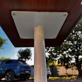 Vintage tulip foot bedside table