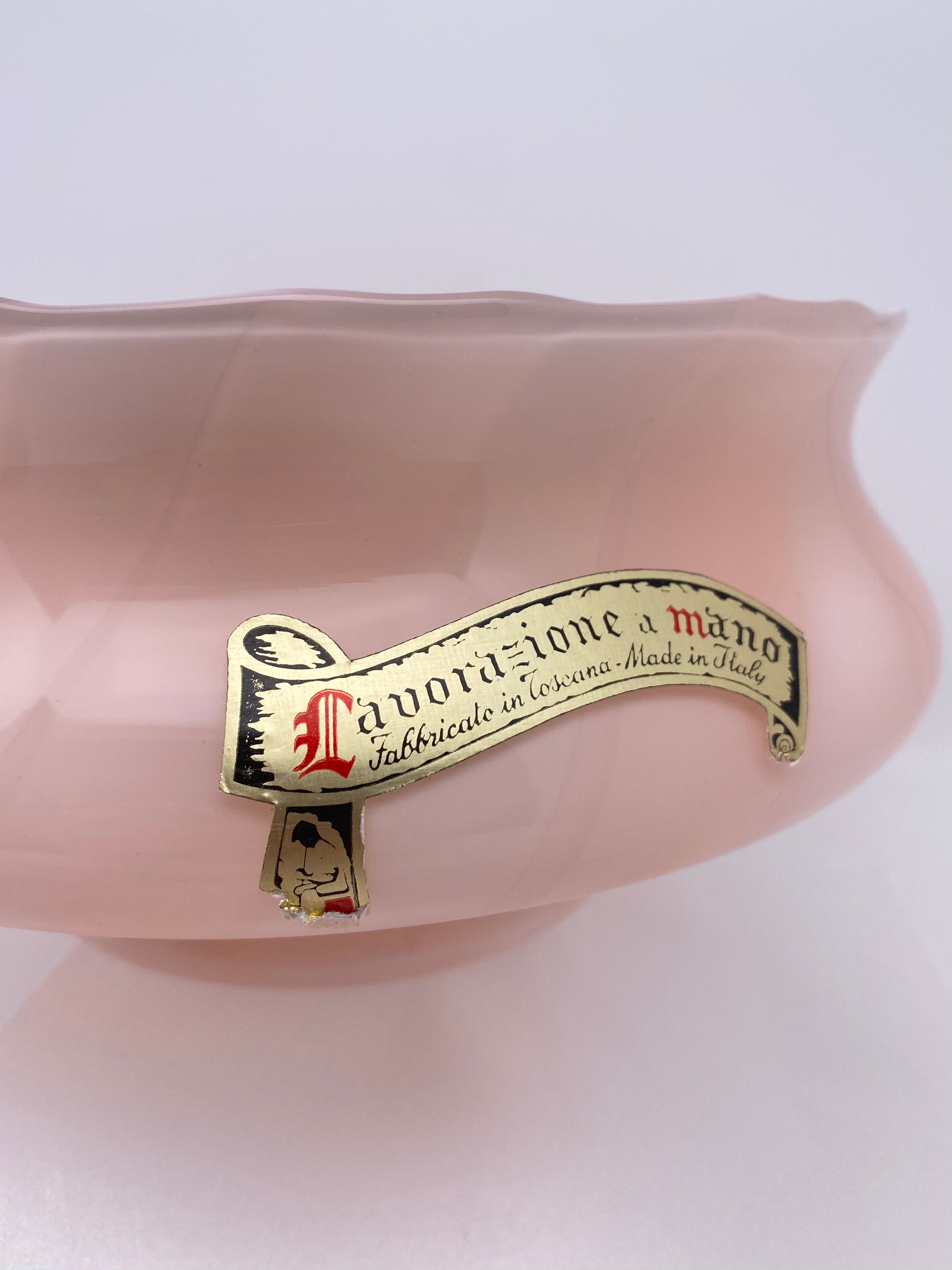 Vintage Tuscany glass cut