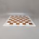 1970s Brown and White Chess Set in Volterra Alabaster Handmade Made in Italy