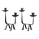 Pair of Wrought Iron Candleholders, 1950s