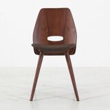 Set of 4 dining lollipop chairs by františek jirák for tatra, 60's