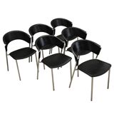 Set of six chairs, Italian design, 1980s, manufacturer: Calligaris
