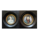 2 x miniatures Empire Maréchal Lanne / Duchesse de Montebello par Parizeau 1808