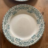 Set of 10 Moulin des loups plates