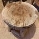 Solid wooden stool