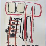 Original exhibition poster, tal-coat, galerie maeght, 1956