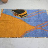 Handmade natural Berber rug 2.5x1.5 m