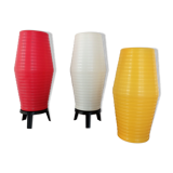 Set of 1950's table lamps with extra shade, sourced in Denmark