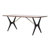 Karl Ekselius sculptural coffee table rosewood J.O.C. Sweden 1960