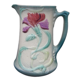 Art nouveau slip pitcher