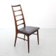 Suite de 4 chaises scandinaves en teck modèle Lis