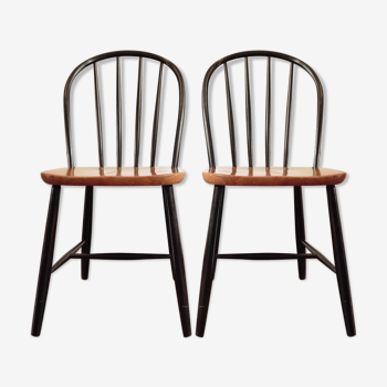 Suite of 2 scandinavian chairs