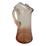 Smoked glass pitcher