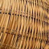 Asian wicker basket