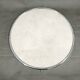 Art Deco Round Chrome, Glass and Wood Serving Tray, Czechoslovakia 1930s