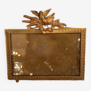 Vintage birds photo frame