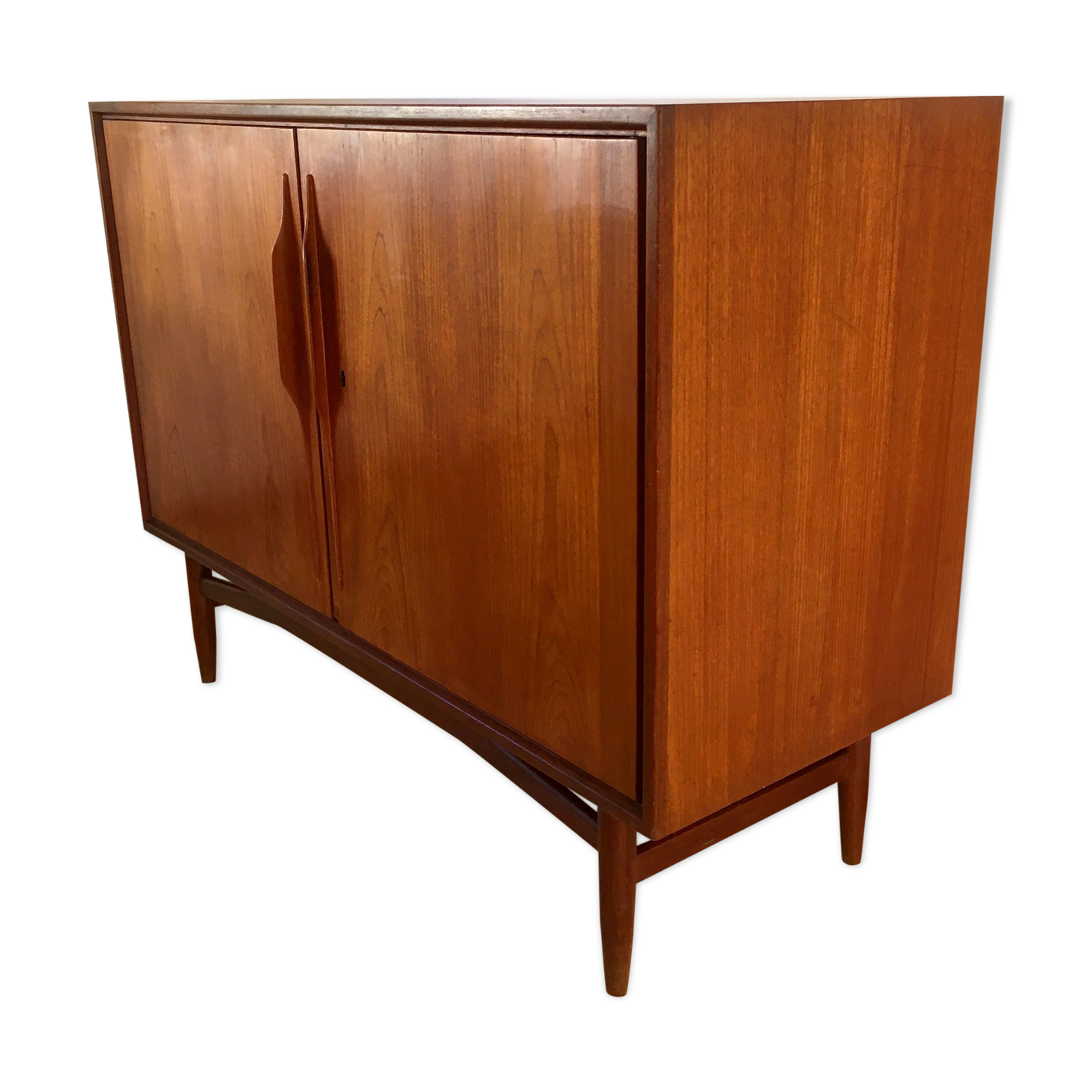 Vintage Scandinavian teak row 1960
