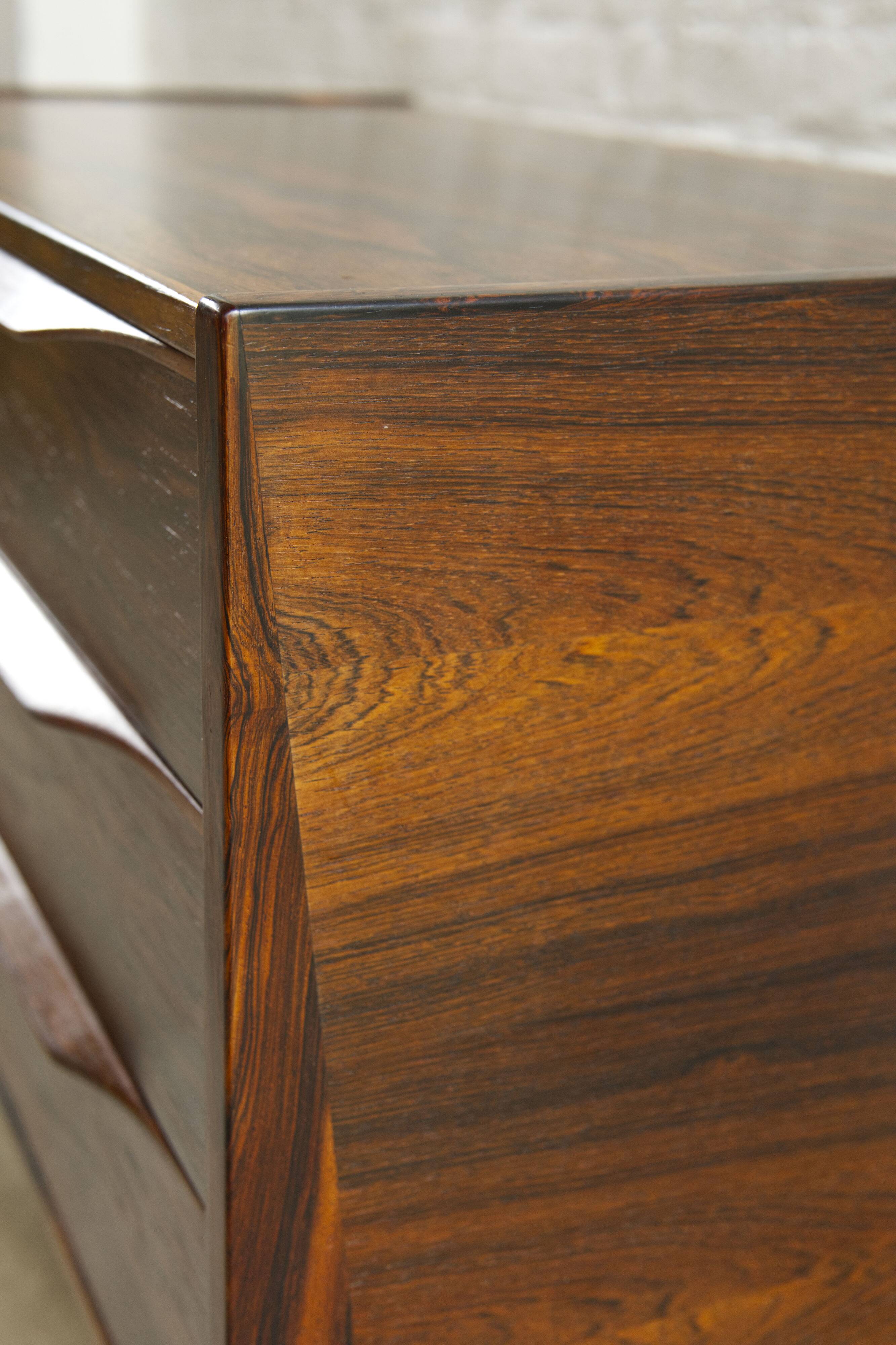 Rosewood chest of drawers, model 34, Kai Kristiansen by Aksel Kjersgaard, 1960s
